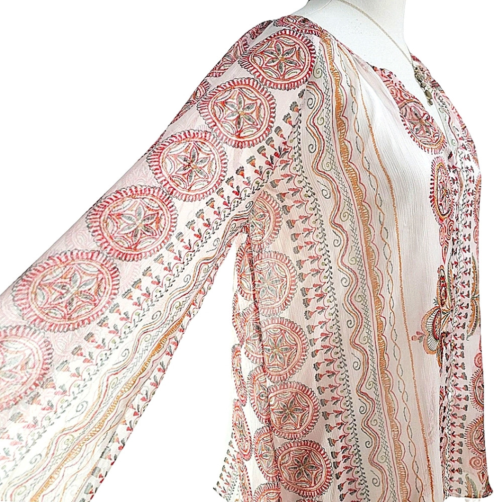 Honey Punch Sheer Boho Tunic and Slip Tank Stitch Fix S